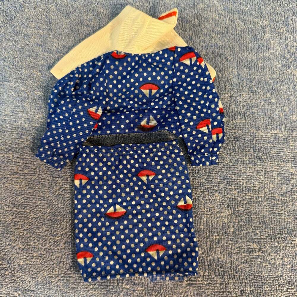 Mattel Barbie Vintage 1973 Best Buy Nautical Dress Outfit